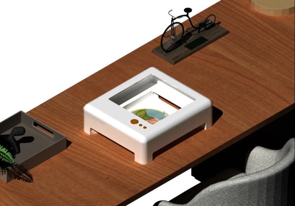Rendered Scribbly product concept