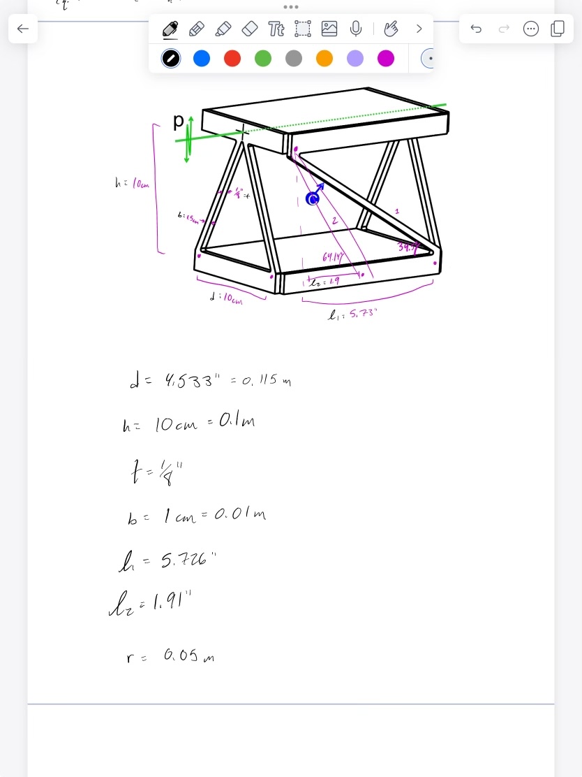 Design sketch for variable pitch compliant mechanism