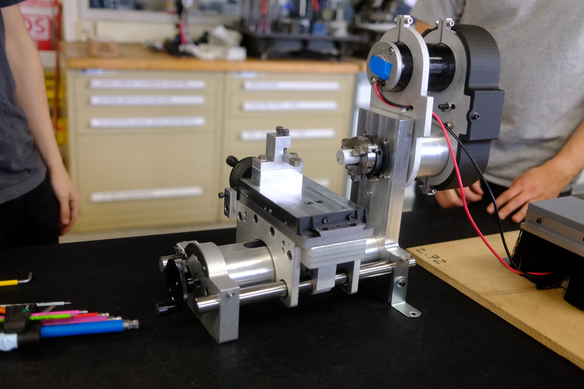 Completed Axial Excellence precision lathe