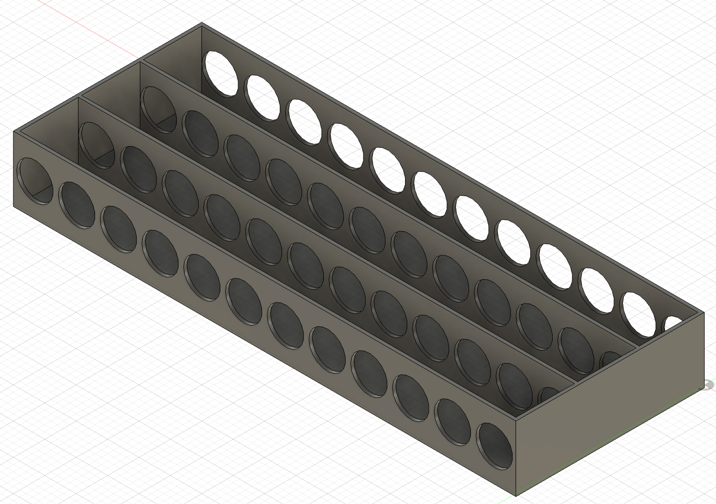 Floor concept with circular openings through multiple joists