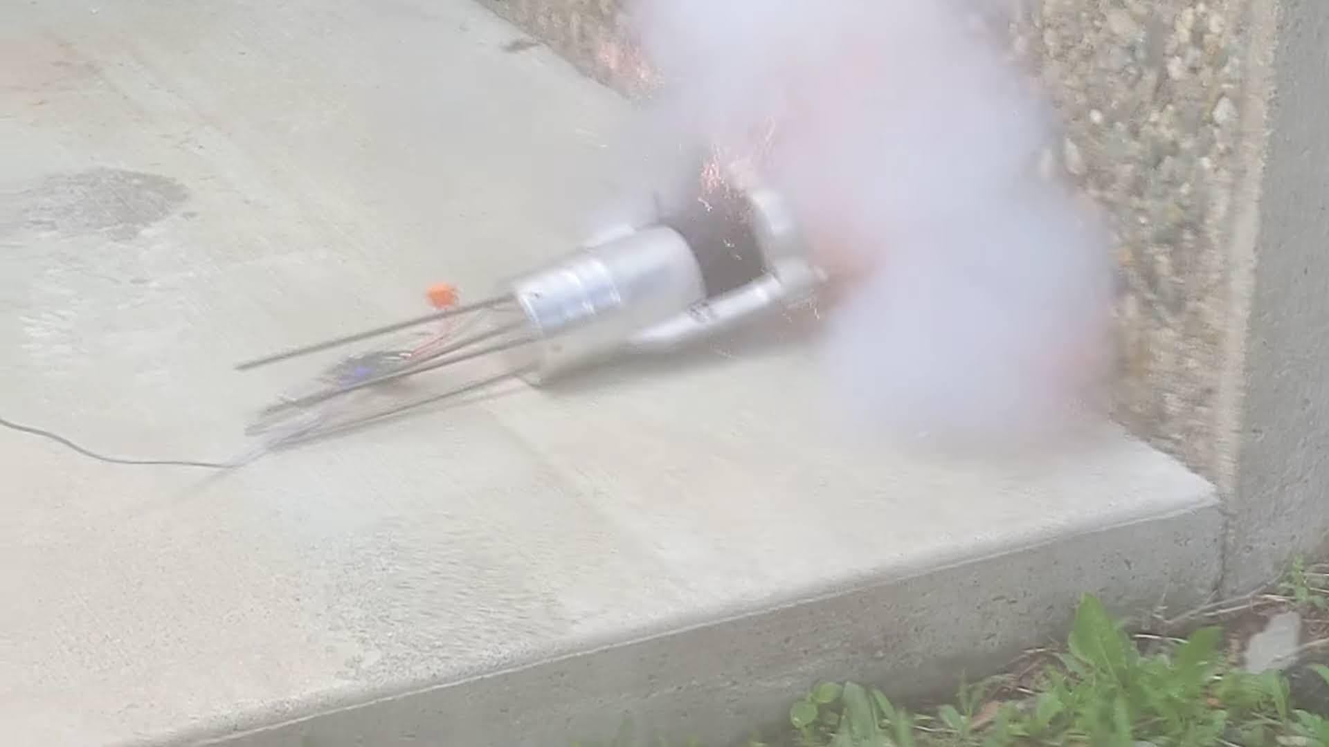 Ground test of rocket stage separation mechanism